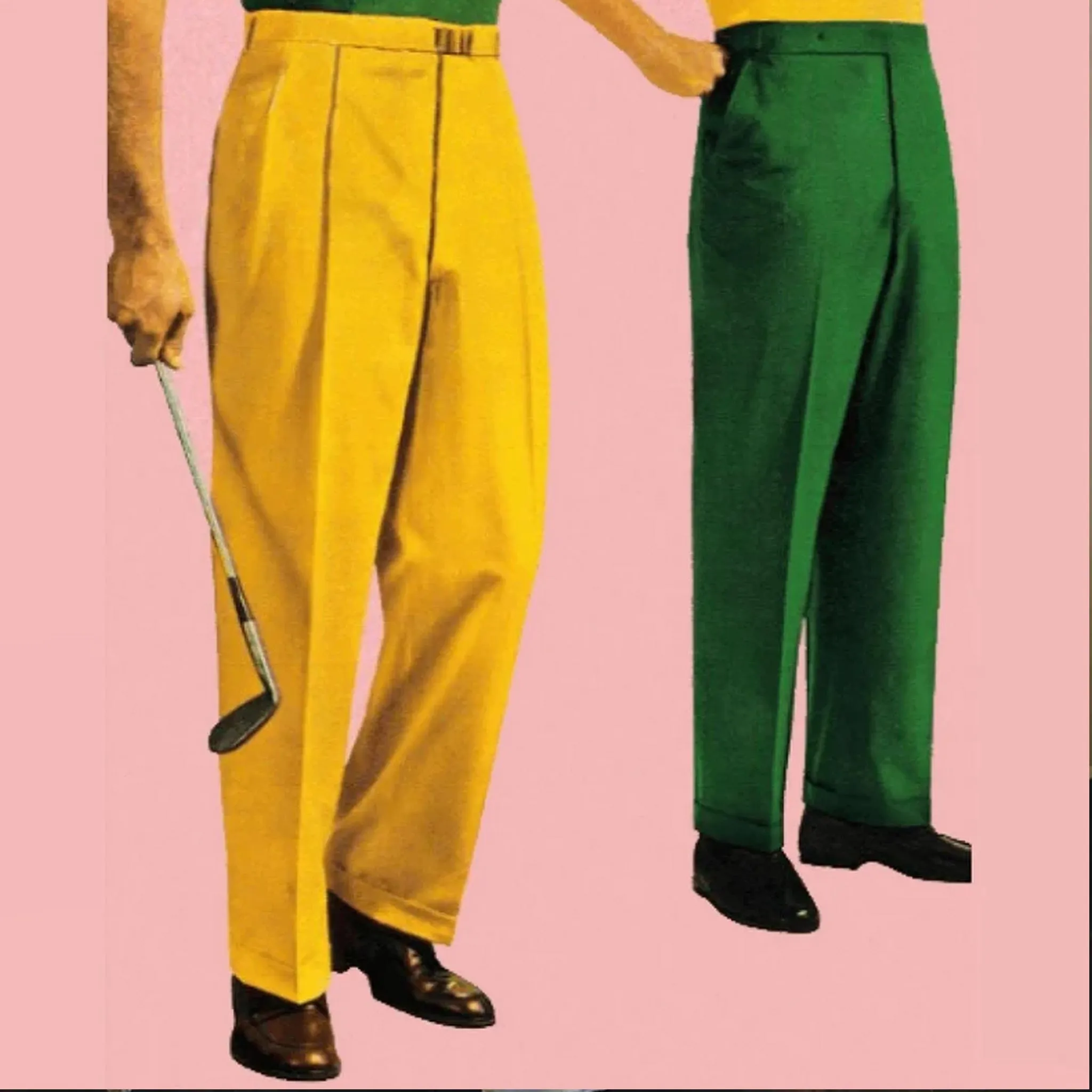 1950s Pattern, Men's Tailored Fred Astaire Slacks - Multi-sizes