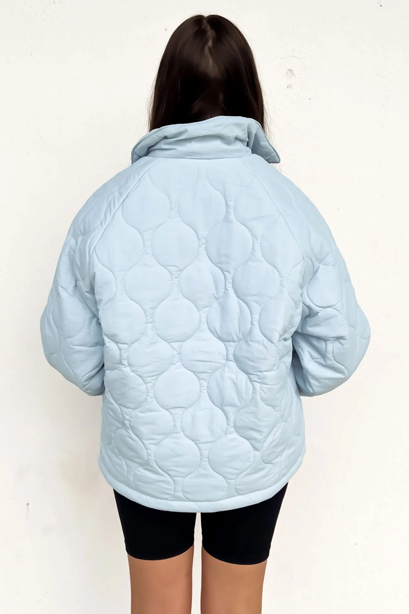 Aimee Quilted Jacket Blue