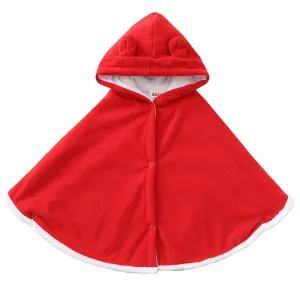 Baby Toddler Hooded Red Cloak Outfit/0-2Years