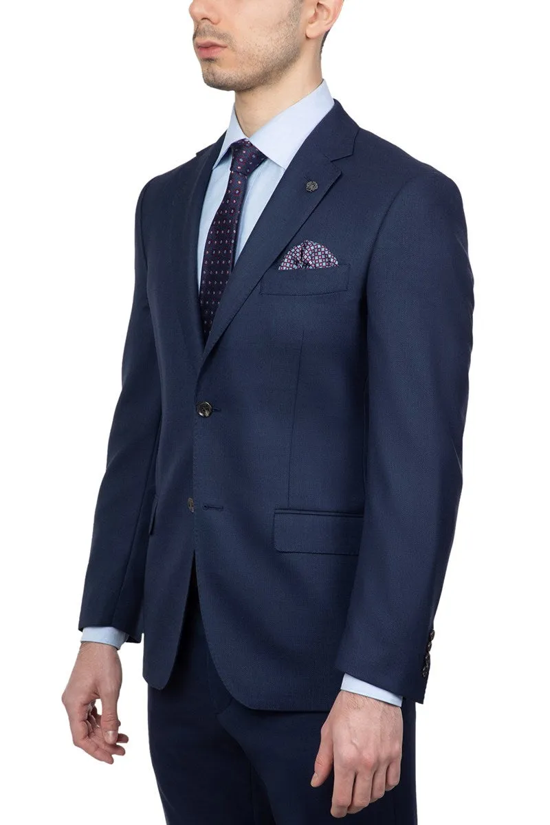 Big Mens Cambridge Morse Interceptor Blue Wool Suit Set