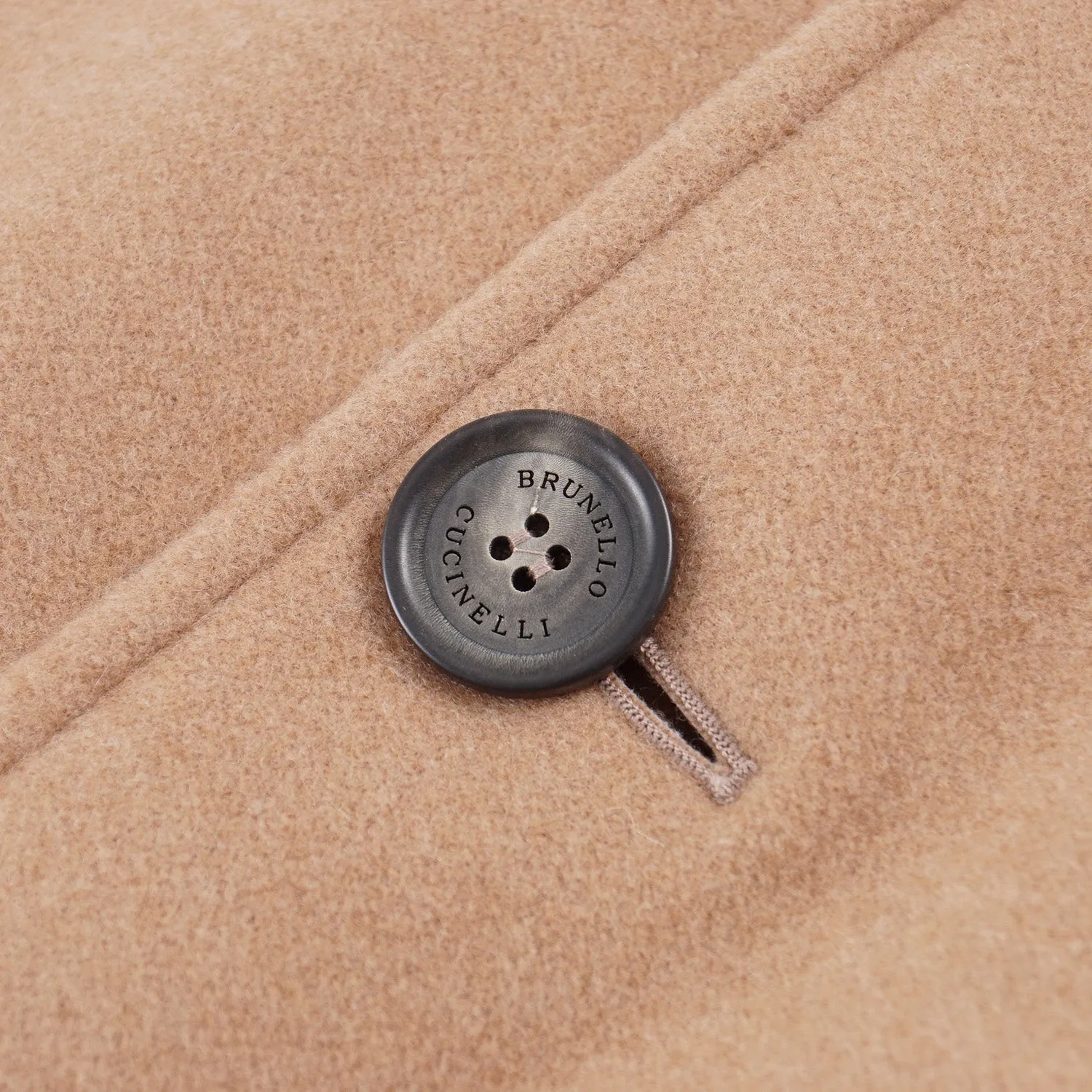 Brunello Cucinelli Cashmere Coat with Shearling Lining