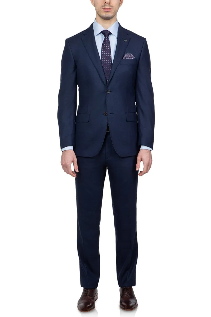 Cambridge Morse Interceptor Blue Wool Suit Set