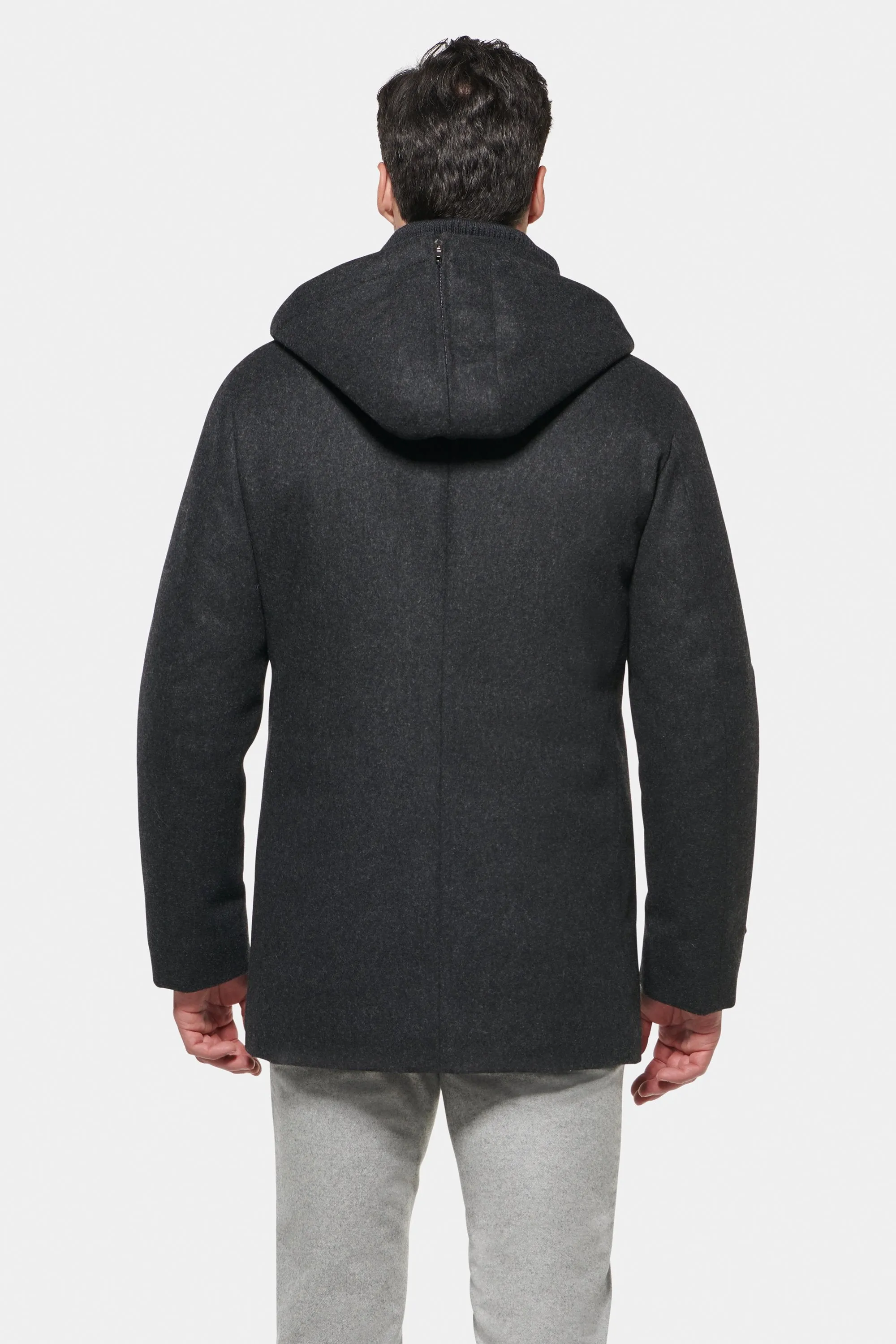 City Active Hooded Parka, Charcoal