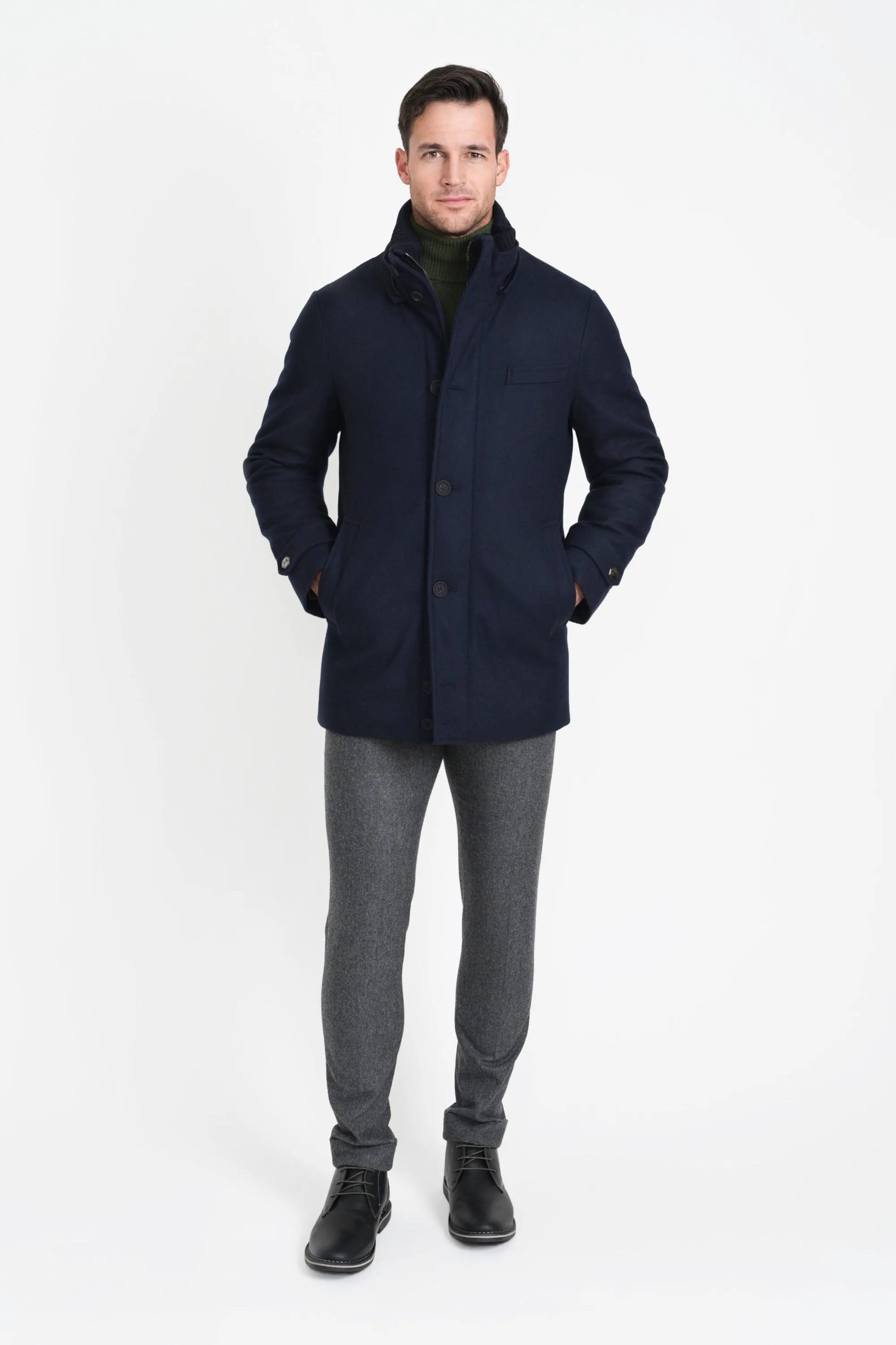 City Active Hooded Parka, Navy