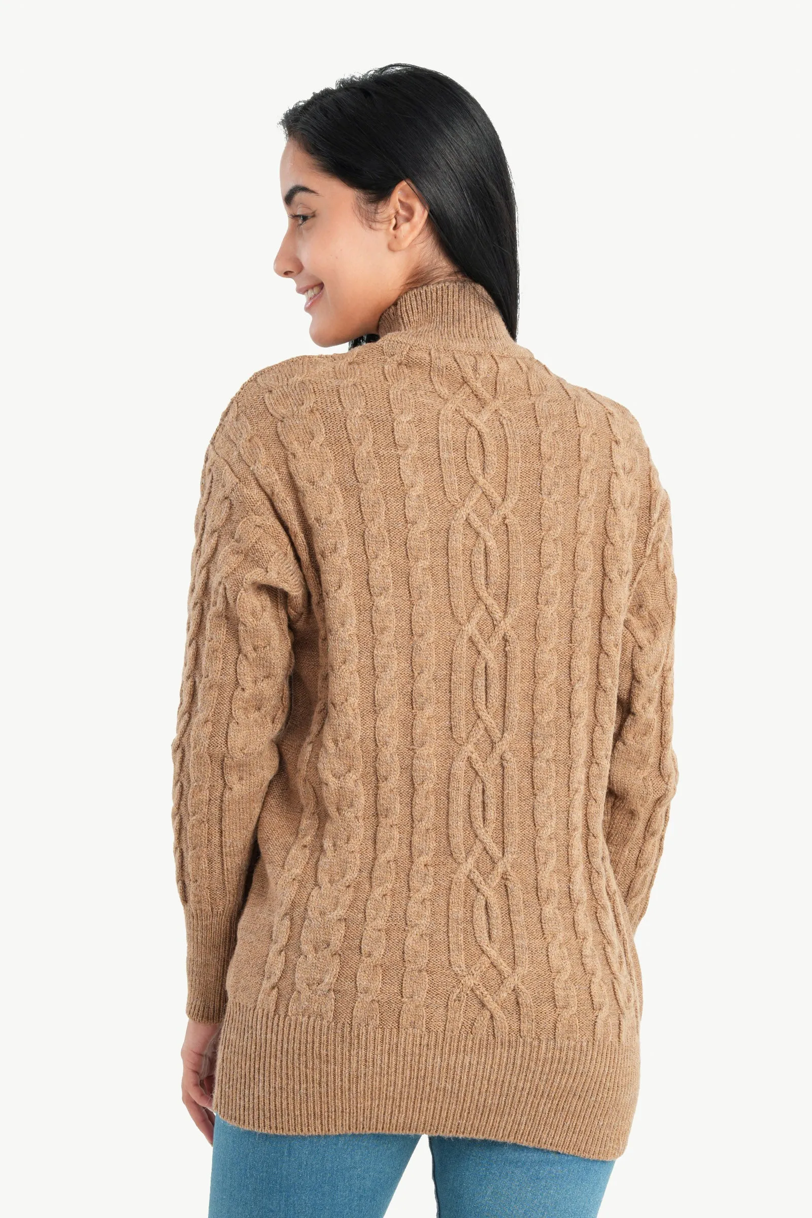 Coffee Cable Knitted Pullover