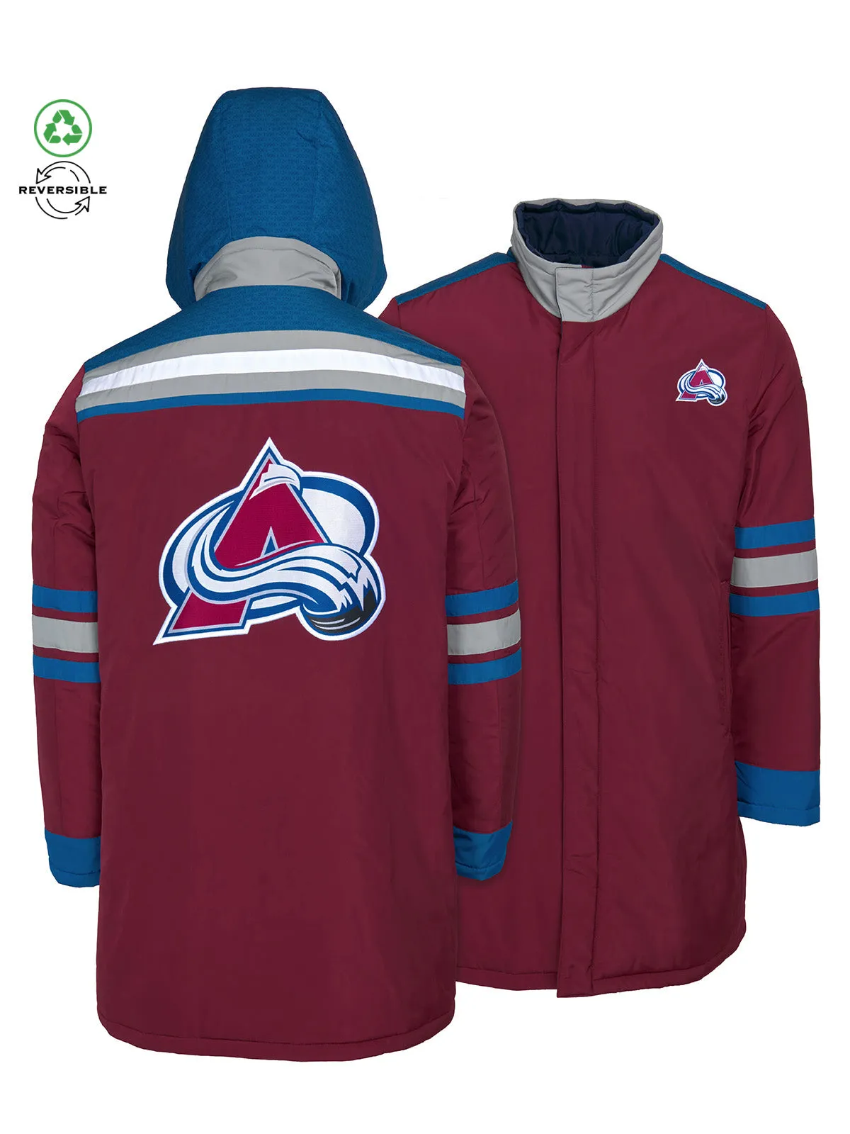 Colorado Avalanche Reversible Parka Jacket