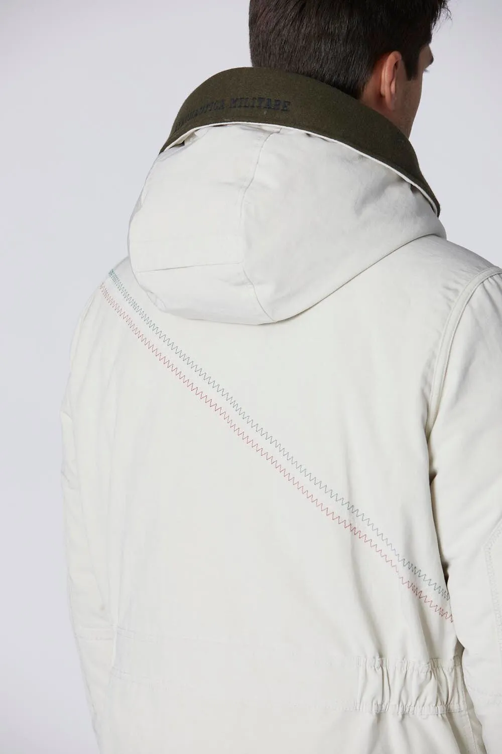 Double hood padded parka