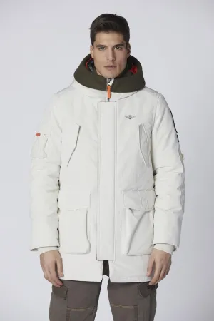 Double hood padded parka