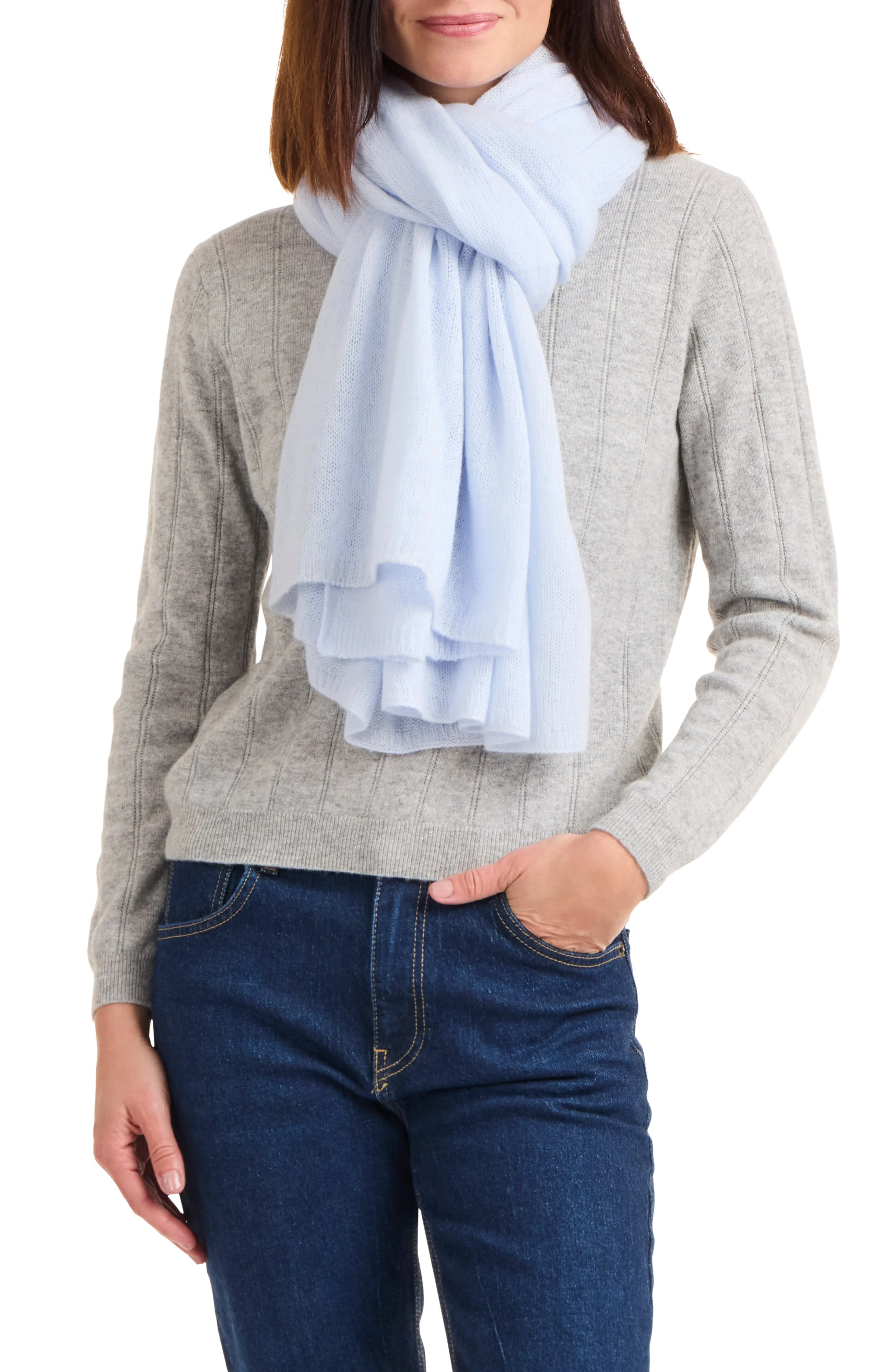 FEATHERWEIGHT CASHMERE TRAVEL WRAP