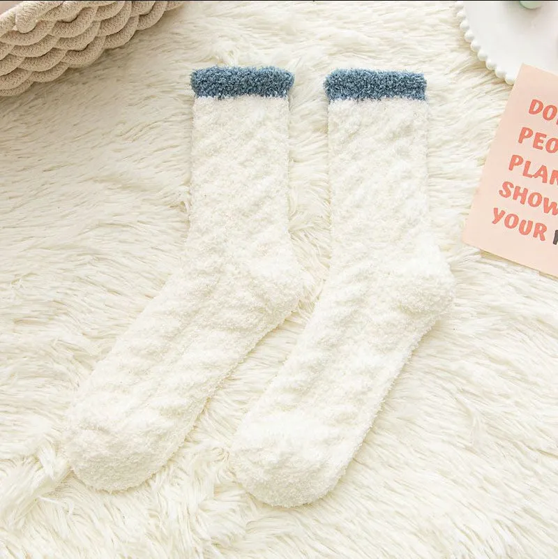 Fleece extra thick sleeping socks