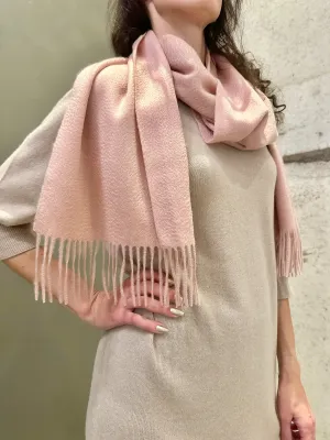 Luxuriously Soft 100% Cashmere Dark Pink Scarf