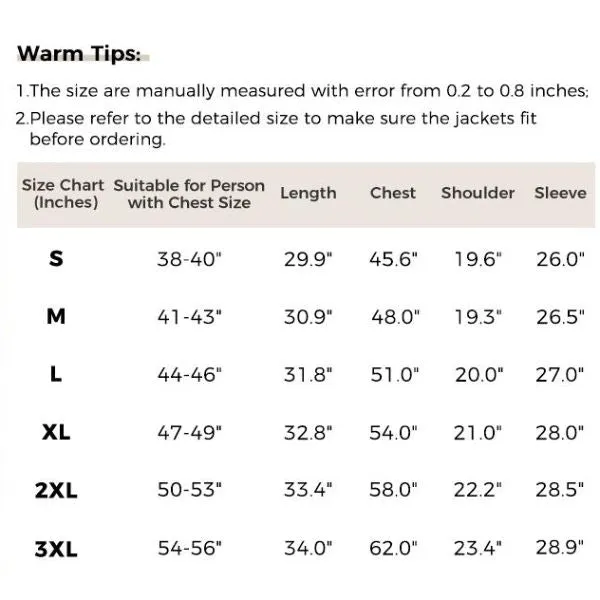 Men's Winter Thicken Cotton Parka Jacket Warm Coat with Removable Hood