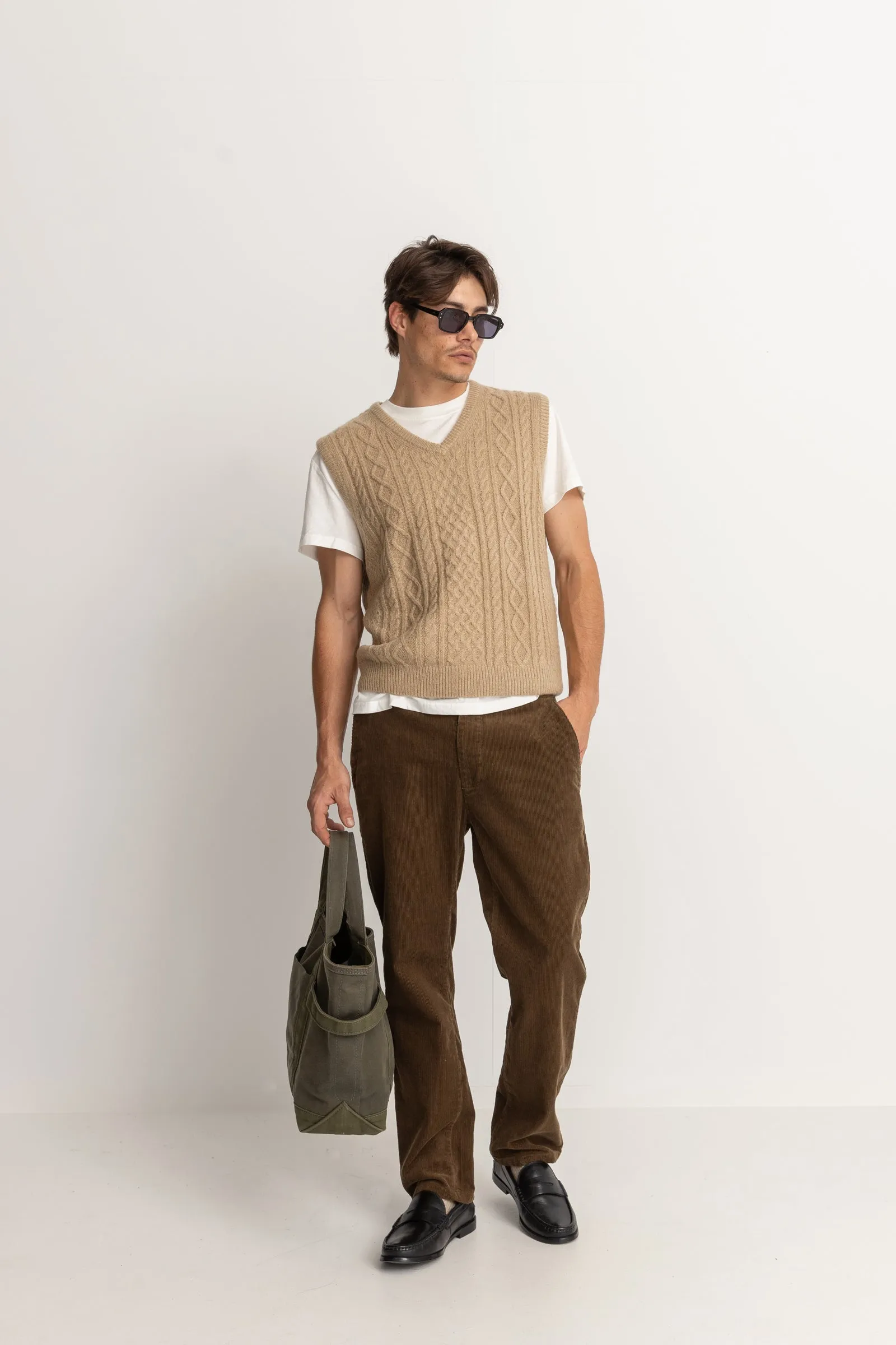 Mohair Knit Vest Latte