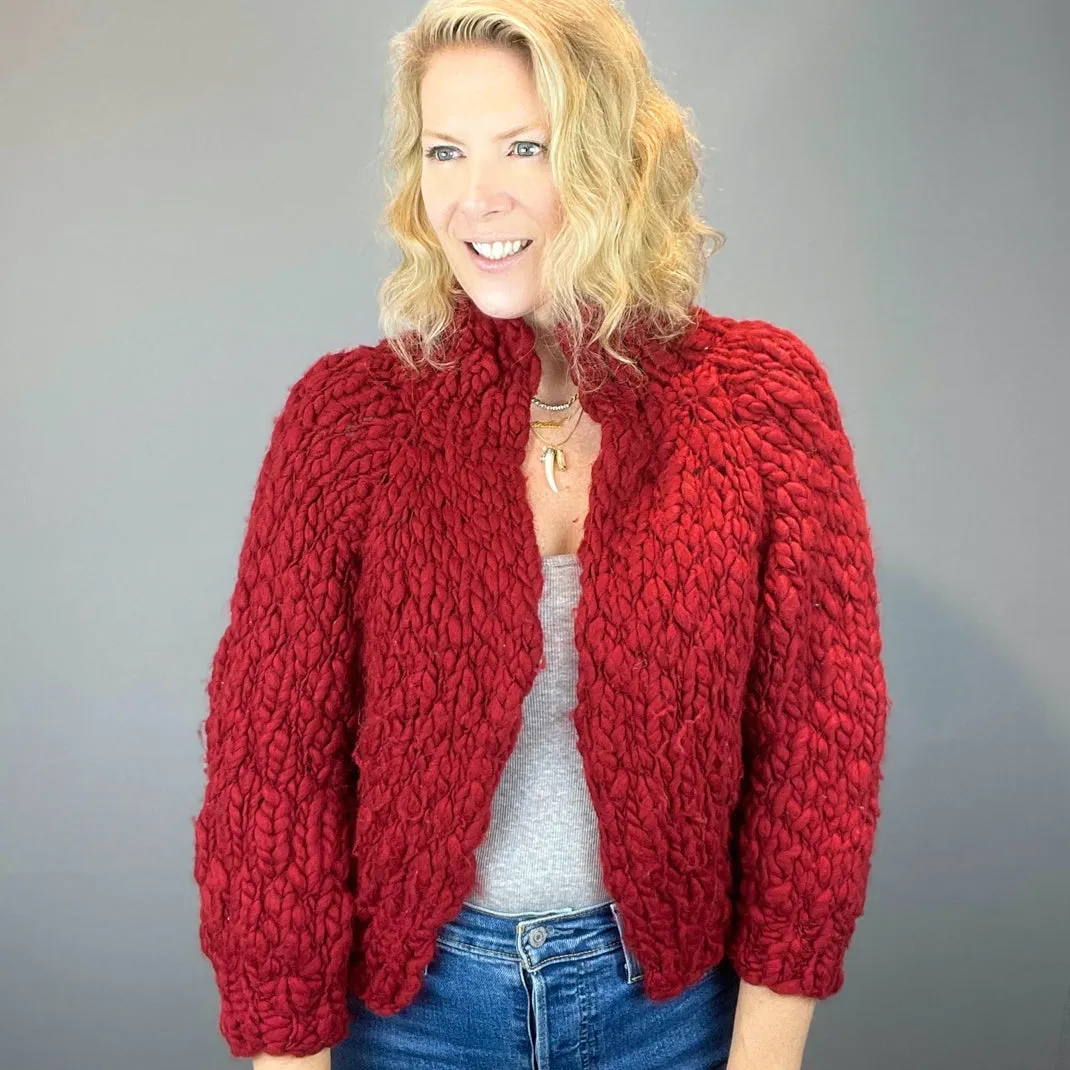 Nanaimo Cardigan Knitting Kit | Knit Collage Sister