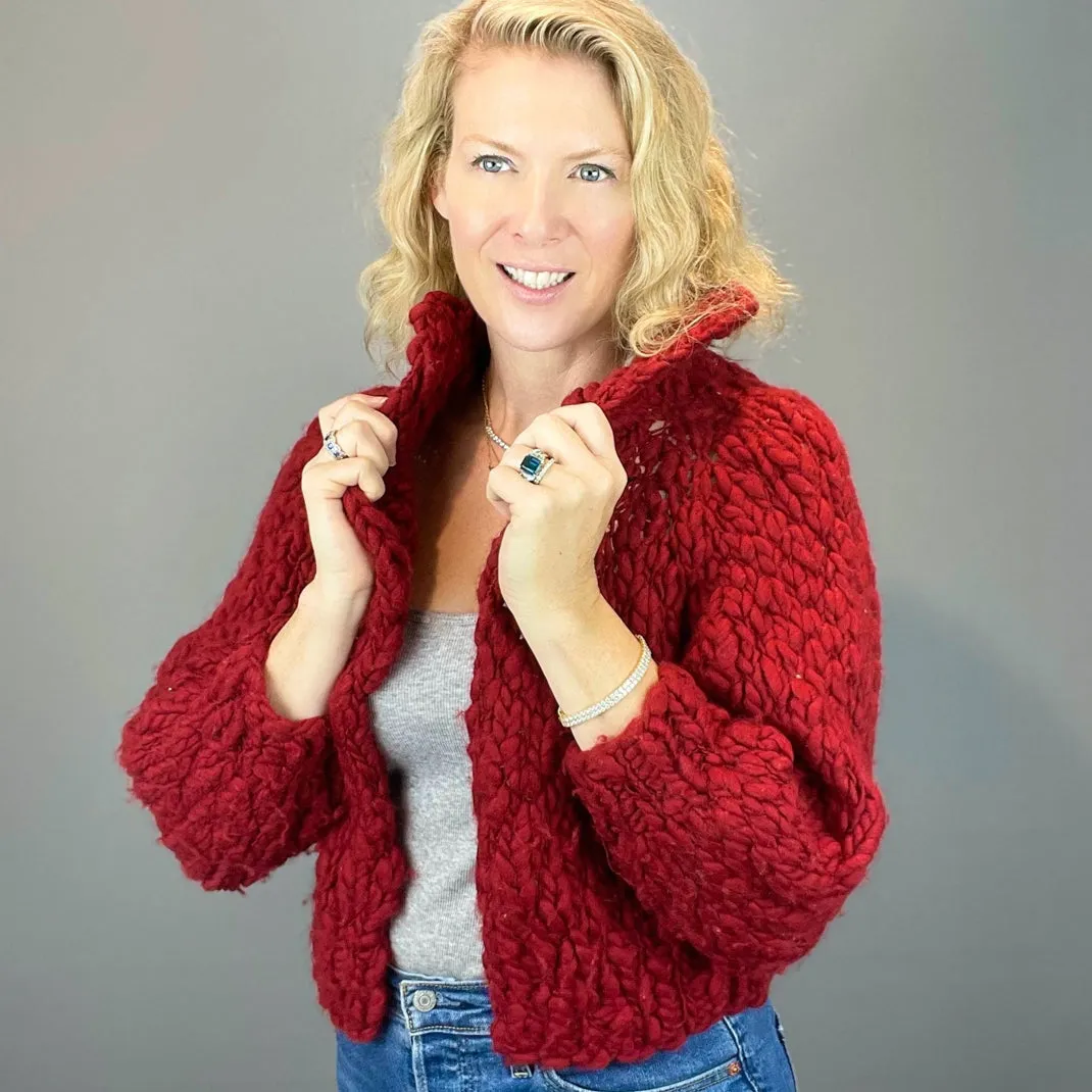 Nanaimo Cardigan Knitting Kit | Knit Collage Sister