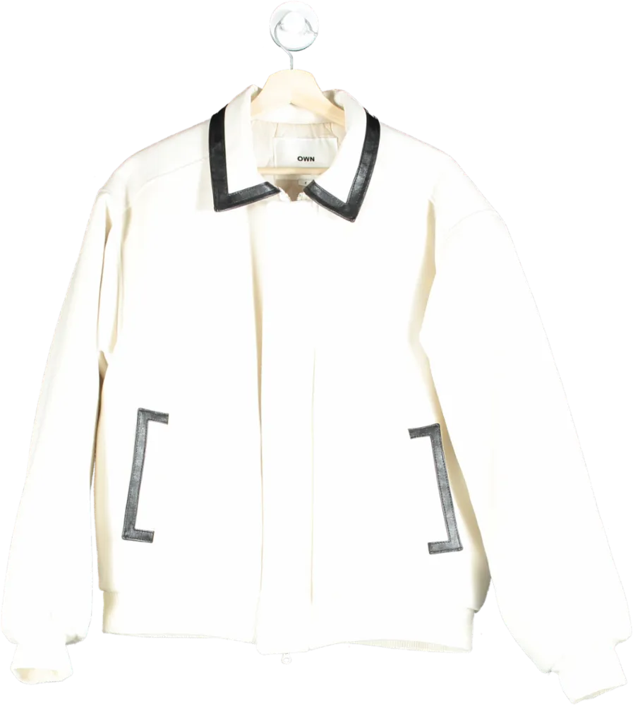 OWN White Quilted Jacket UK One Size