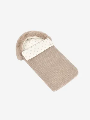 Paz Rodriguez Baby Cotton and Cashmere Nest in Beige