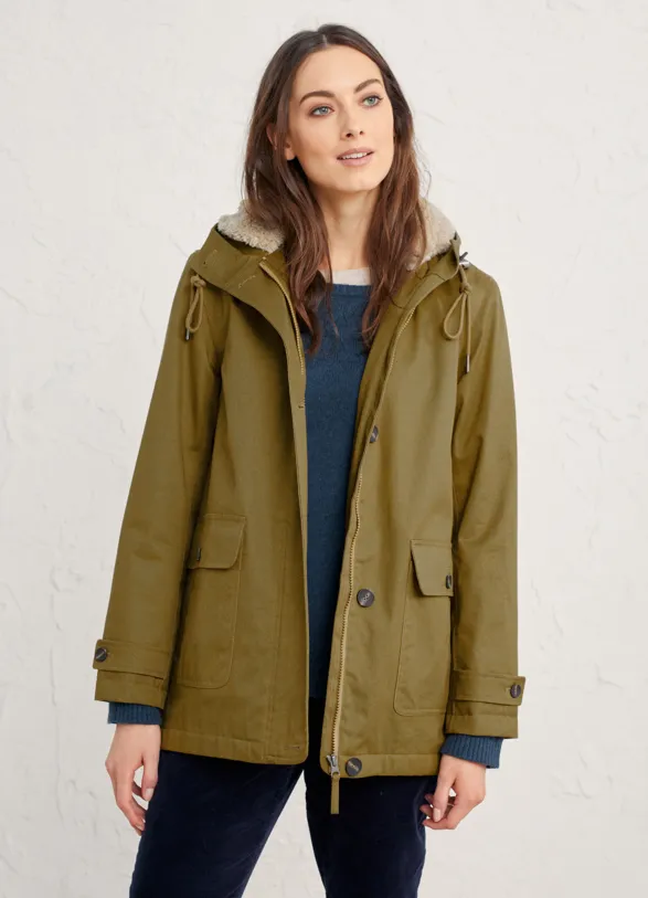 Seasalt Lill Cove Raincoat Oak