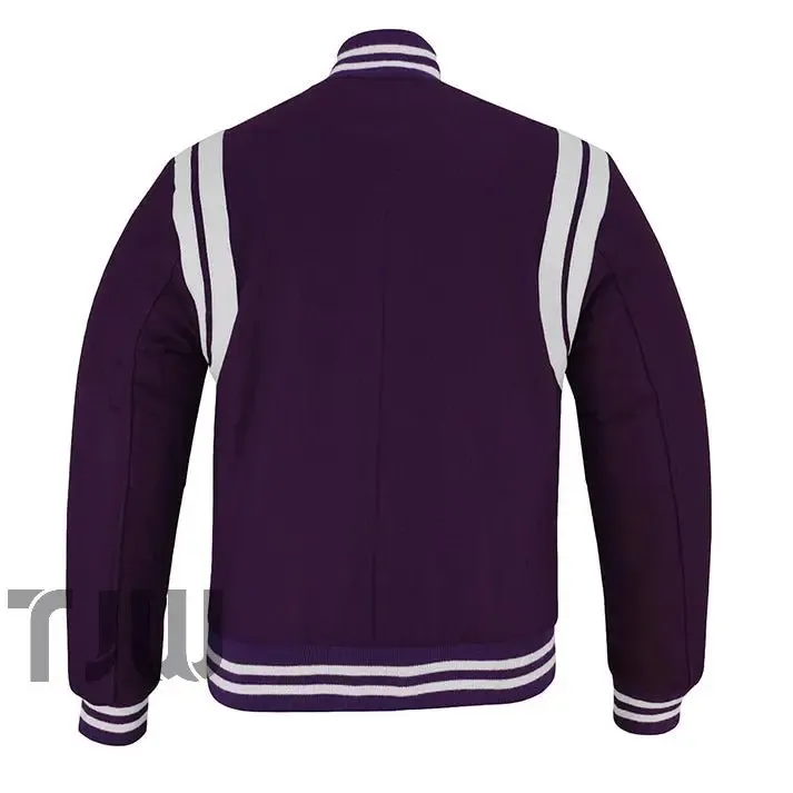 Teddy - Purple -White D/Strips