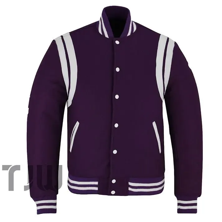 Teddy - Purple -White D/Strips