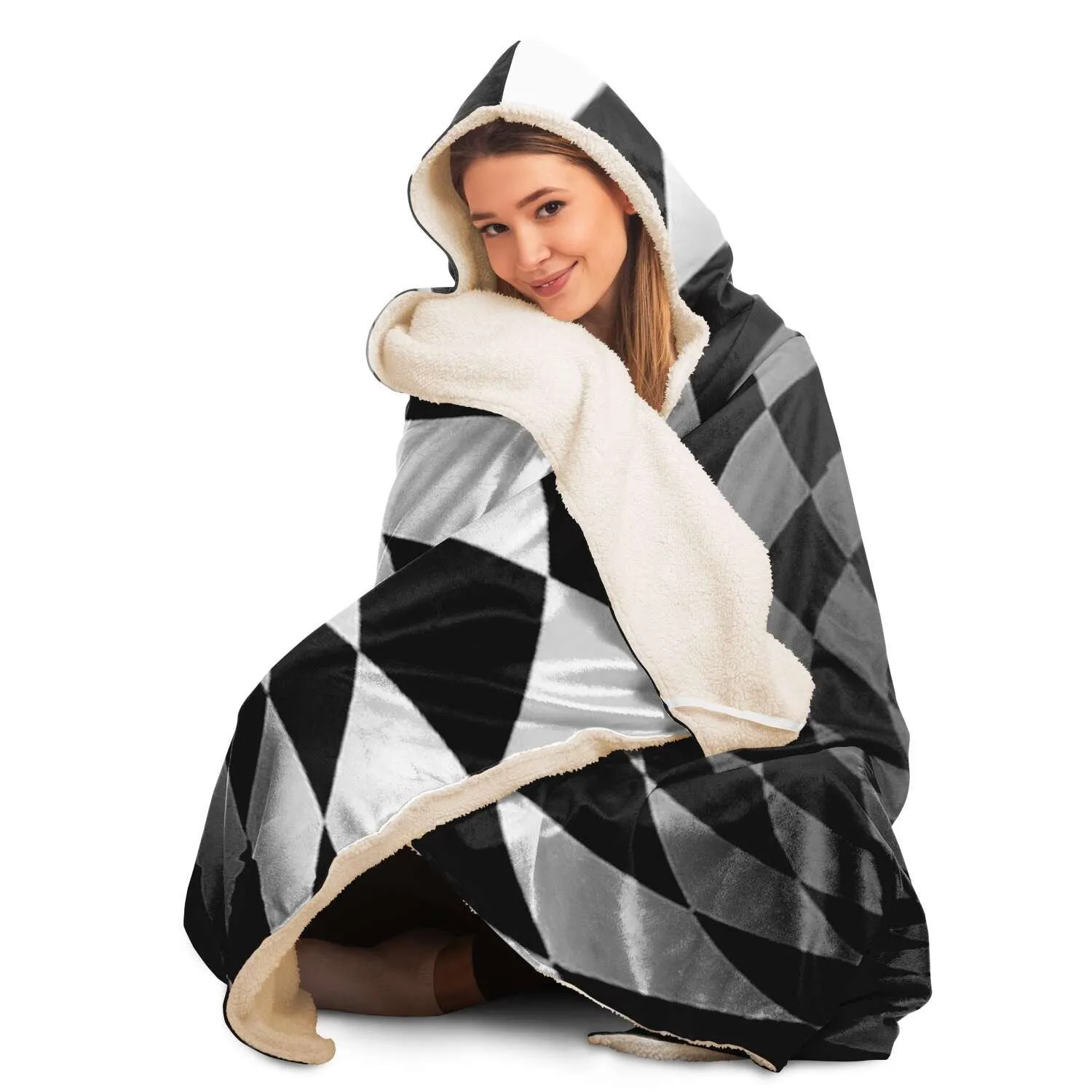 Tunnel Vortex Hooded Blanket, Christmas,Thanksgiving,Birthday,Any Occasion Gifts,Cape,Camping,TV-time/Fireplace Snuggler