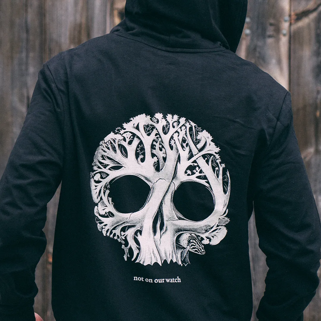 WHOI X CC Skull Zip Hoodie