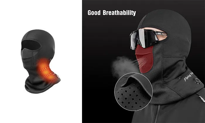 Winter Warm Battery Heated Balaclava Ski Mask