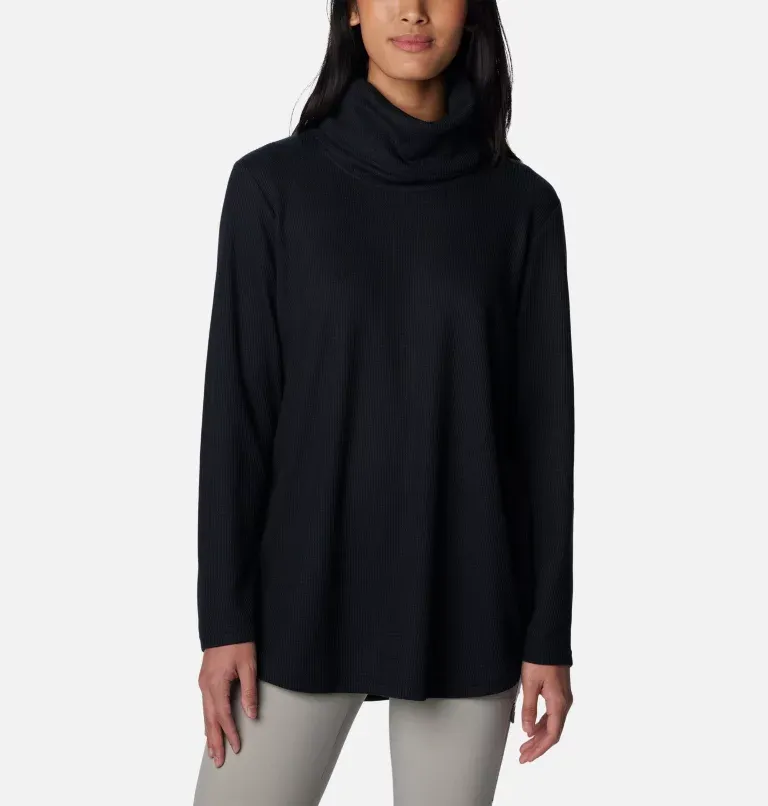 Women's Holly Hideaway Waffle Cowl Neck Pullover